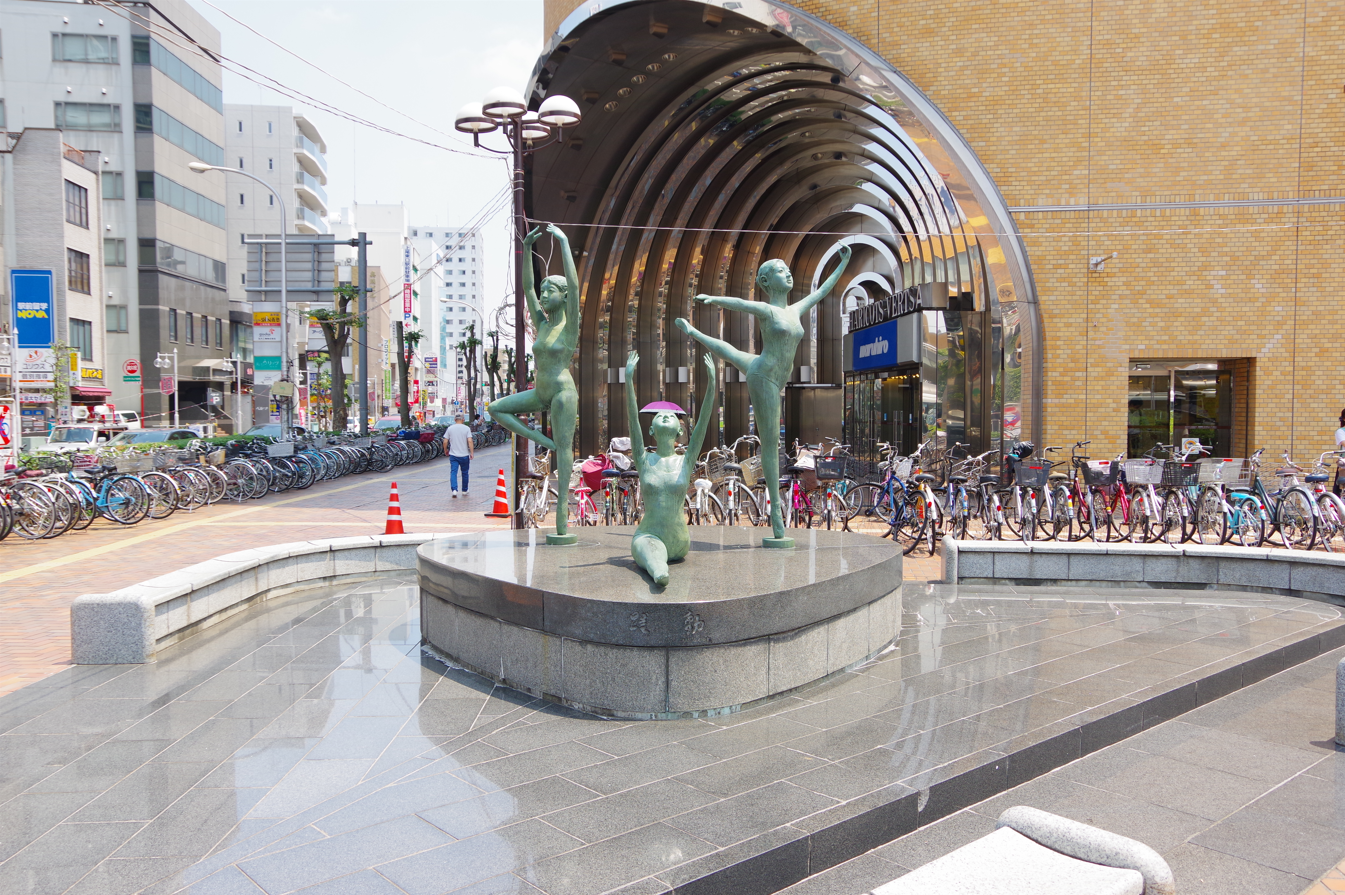 屋外彫刻『躍動』@埼玉県上尾市・上尾駅東口 5