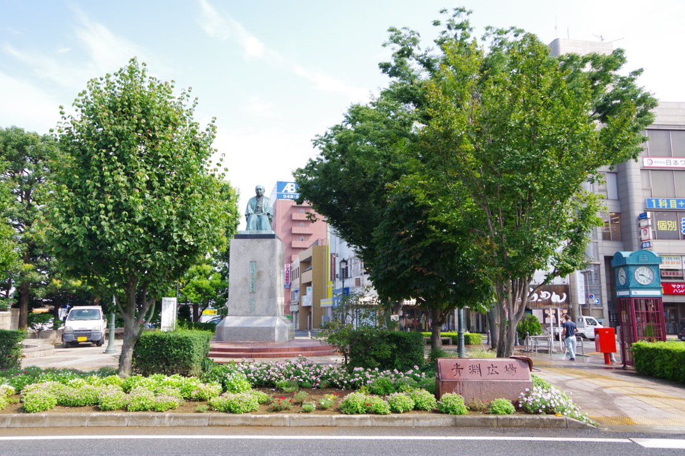 田中昭『澁澤栄一座像』＠埼玉県深谷市　６
