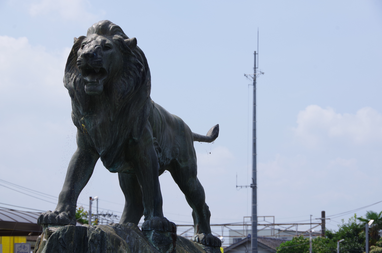 屋外彫刻『明治百年記念』＠群馬県高崎市・新町駅前　５