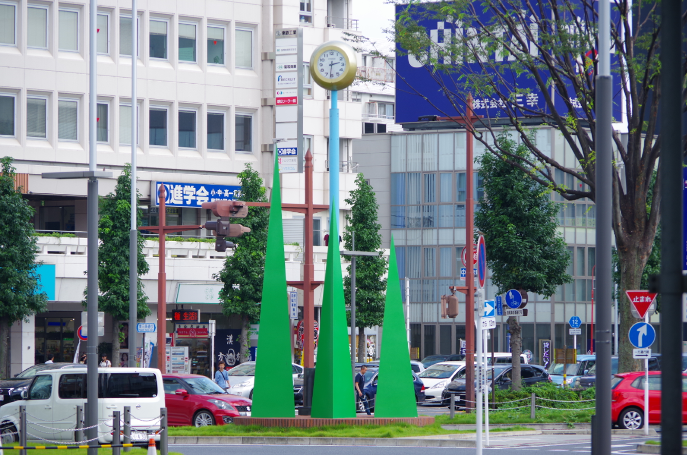 モニュメント『上毛三山と太陽の時計塔』＠群馬県高崎市・高崎駅東口　３