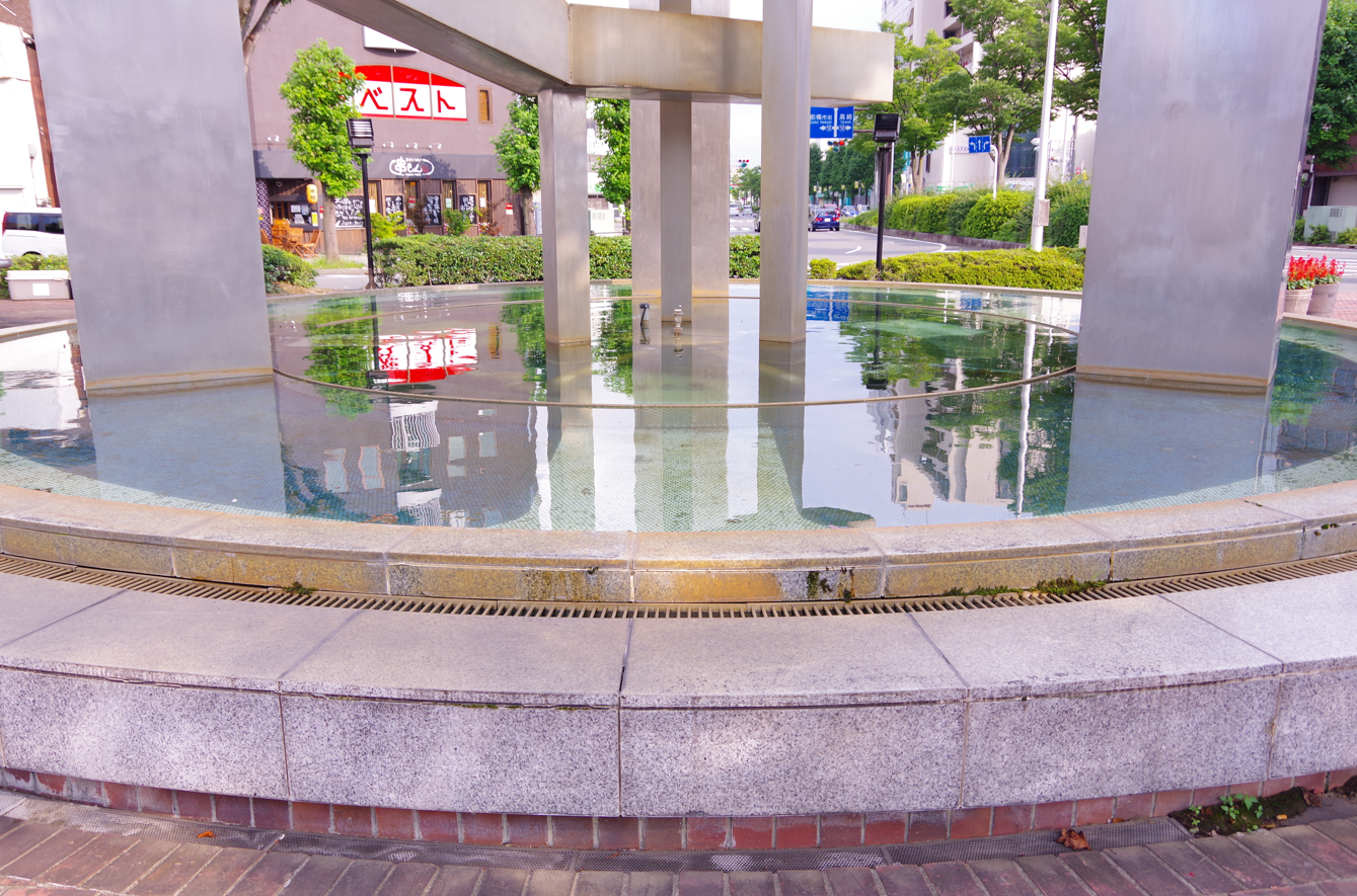 モニュメント『太陽の広場と噴水彫刻』＠群馬県前橋市・新前橋駅東口　３