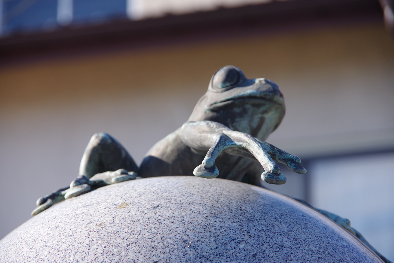 屋外彫刻『水と緑とロマンの里』@群馬県みなかみ町・後閑駅前 4