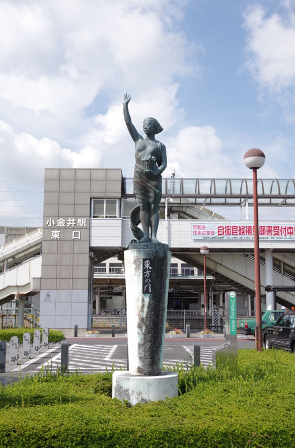 屋外彫刻『当方の門』＠栃木県下野市・小金井駅東口　３