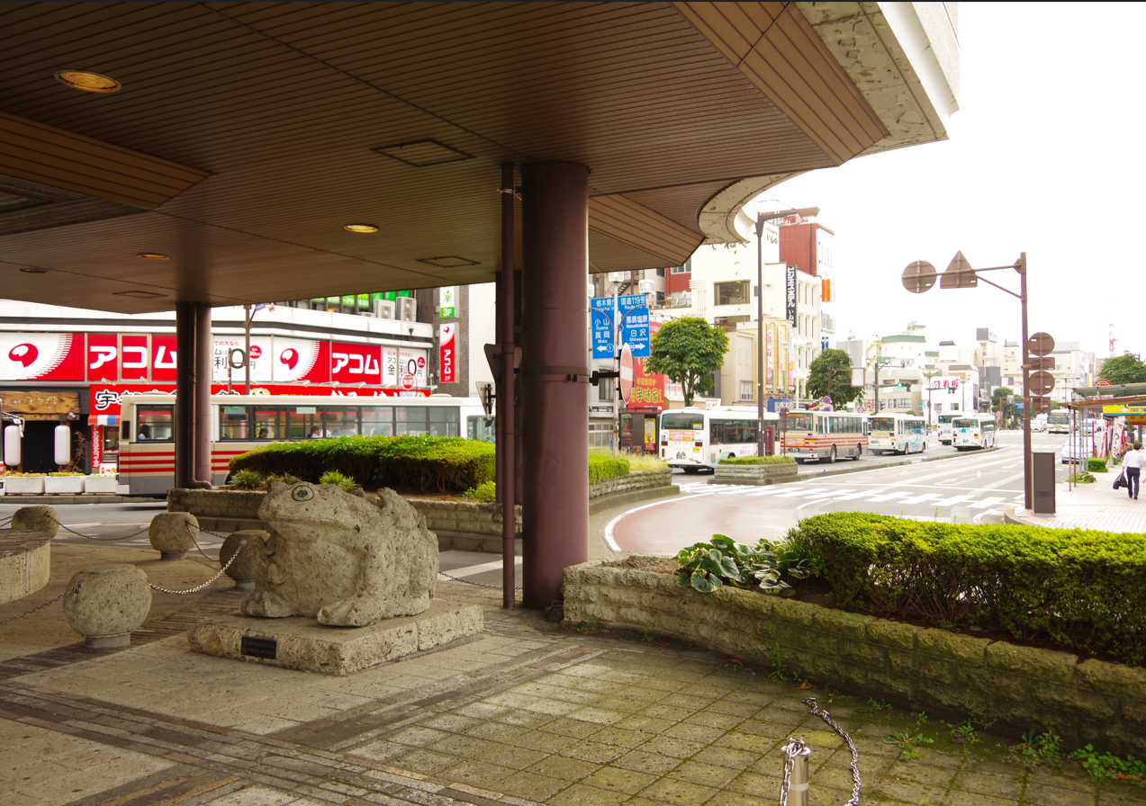 屋外彫刻『かえるの像』＠栃木県宇都宮市・宇都宮駅西口　８